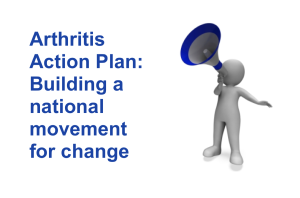 Arthritis Action Plan: Building a national movement for change